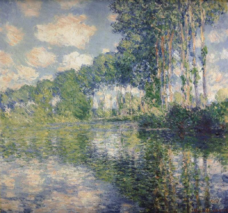 Claude Monet Poplars on the Banks of the River Epte China oil painting art